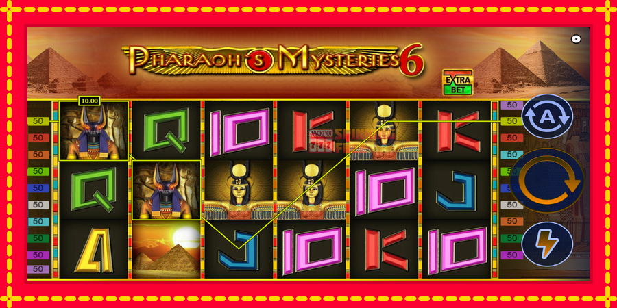 Pharaons Mysteries 6 mesin slot dengan animasi cerah, gambar 3