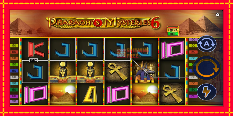 Pharaons Mysteries 6 mesin slot dengan animasi cerah, gambar 4