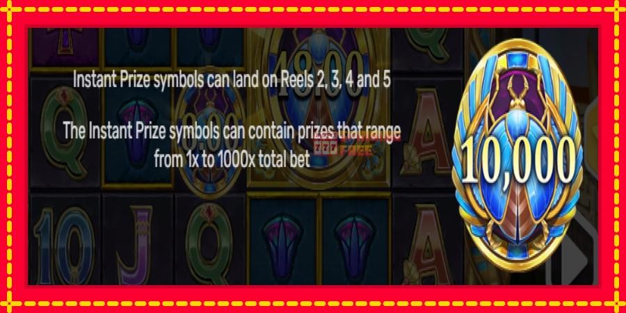 Egypt Bonus Pot mesin slot dengan animasi cerah, gambar 5