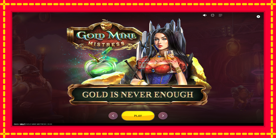 Gold Mine Mistress mesin slot dengan animasi cerah, gambar 1