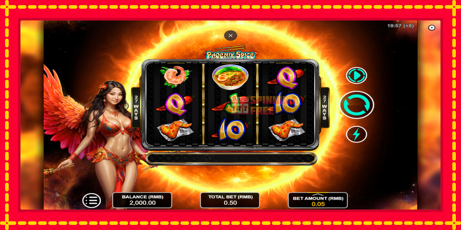 Phoenix Spice mesin slot dengan animasi cerah, gambar 1