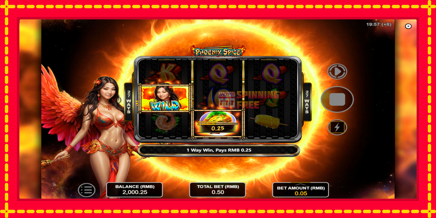 Phoenix Spice mesin slot dengan animasi cerah, gambar 2