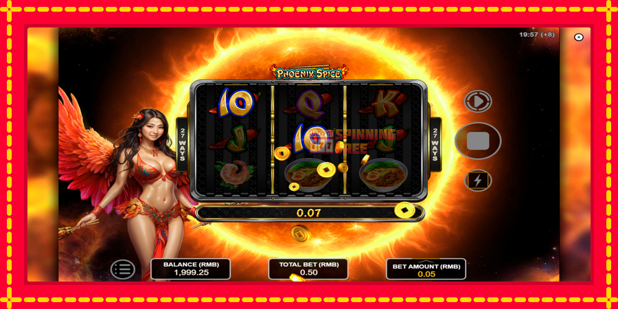 Phoenix Spice mesin slot dengan animasi cerah, gambar 3