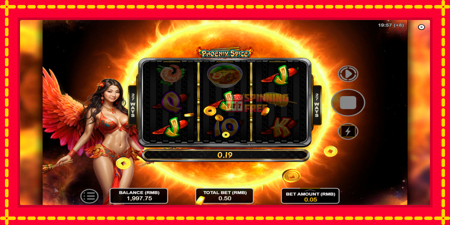 Phoenix Spice mesin slot dengan animasi cerah, gambar 5