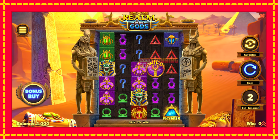 Realm of the Gods mesin slot dengan animasi cerah, gambar 2