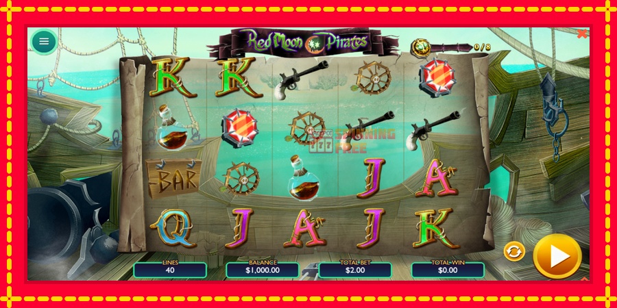 Red Moon Pirates mesin slot dengan animasi cerah, gambar 2