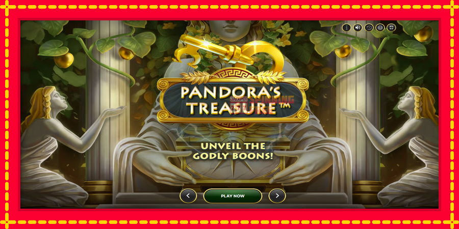 Pandoras Treasure mesin slot dengan animasi cerah, gambar 1