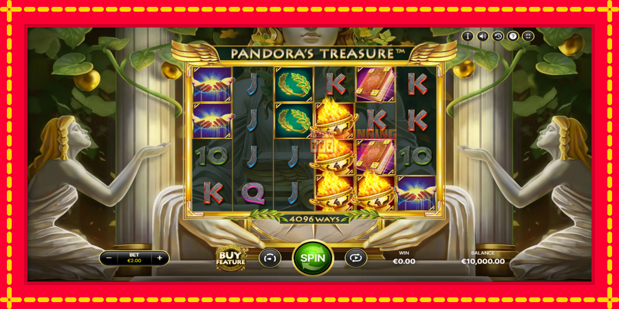 Pandoras Treasure mesin slot dengan animasi cerah, gambar 2