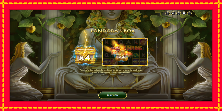 Pandoras Treasure mesin slot dengan animasi cerah, gambar 5