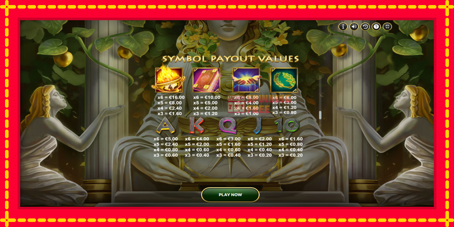 Pandoras Treasure mesin slot dengan animasi cerah, gambar 6