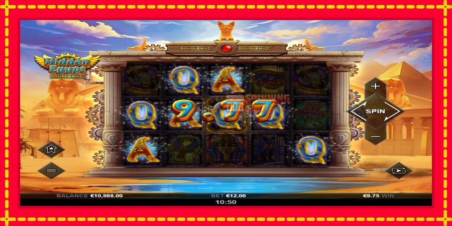 Hidden Egypt DoubleMax mesin slot dengan animasi cerah, gambar 3