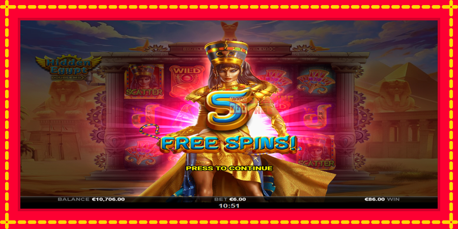 Hidden Egypt DoubleMax mesin slot dengan animasi cerah, gambar 4