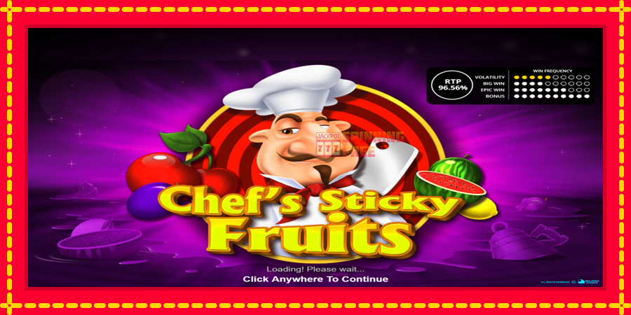 Chefs Sticky Fruits mesin slot dengan animasi cerah, gambar 1