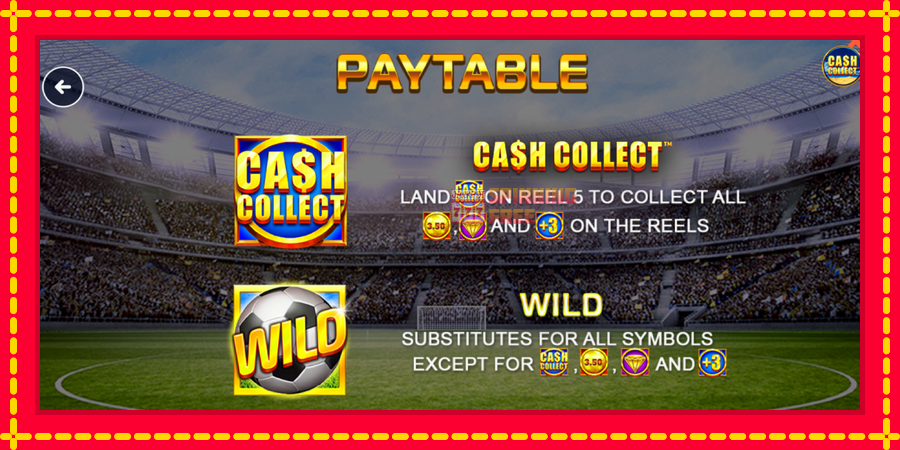 Football Cash Collect PowerPlay Jackpot mesin slot dengan animasi cerah, gambar 5