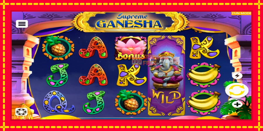 Supreme Ganesha mesin slot dengan animasi cerah, gambar 2