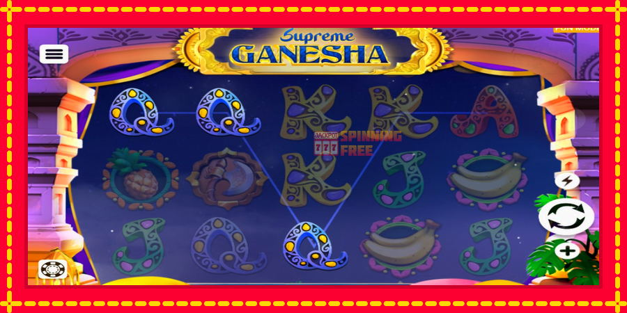 Supreme Ganesha mesin slot dengan animasi cerah, gambar 3