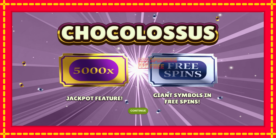 Chocolossus mesin slot dengan animasi cerah, gambar 1