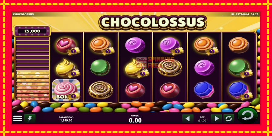 Chocolossus mesin slot dengan animasi cerah, gambar 2