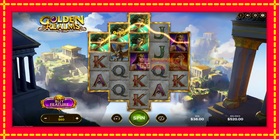 Golden Realms mesin slot dengan animasi cerah, gambar 4