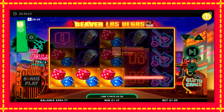 Beaver Las Vegas mesin slot dengan animasi cerah, gambar 5