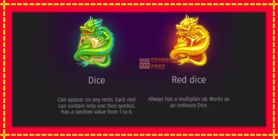 Lucky Dragon MultiDice X mesin slot dengan animasi cerah, gambar 5