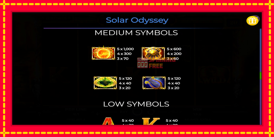 Solar Odyssey mesin slot dengan animasi cerah, gambar 6