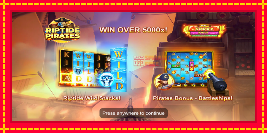 Riptide Pirates mesin slot dengan animasi cerah, gambar 1