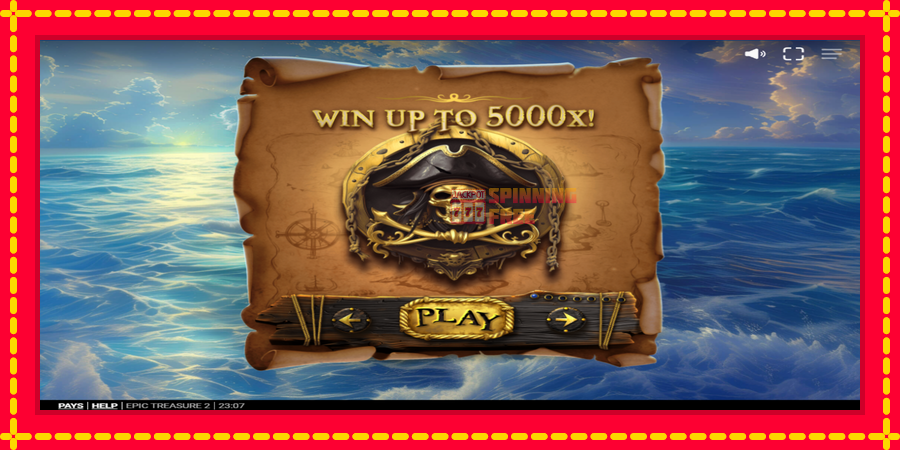 Epic Treasure 2 mesin slot dengan animasi cerah, gambar 1