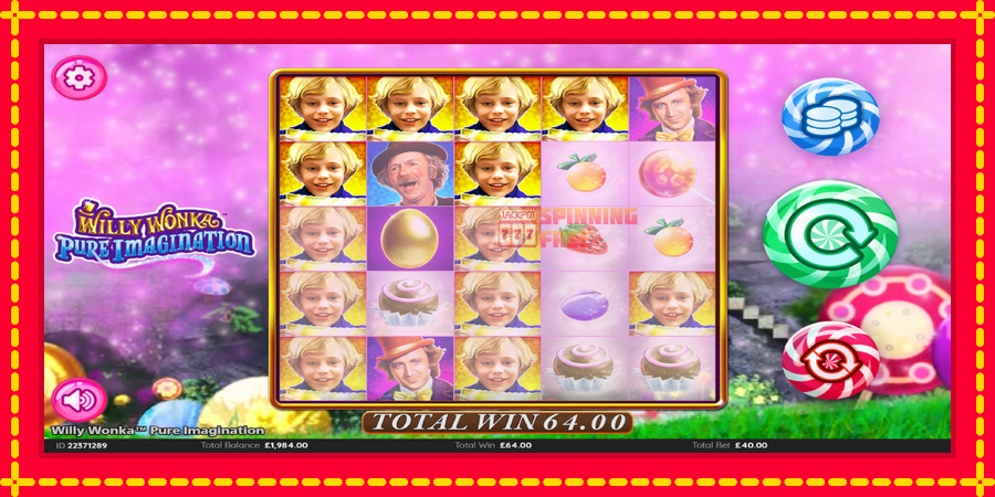 Willy Wonka Pure Imagination mesin slot dengan animasi cerah, gambar 3