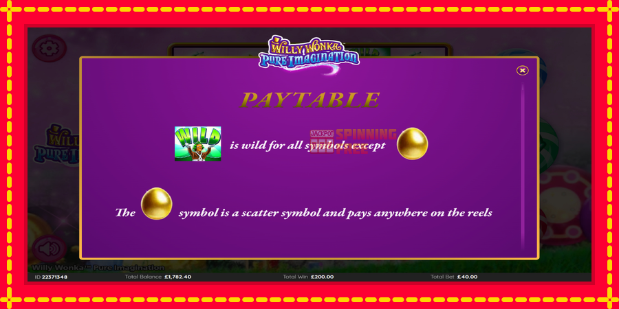 Willy Wonka Pure Imagination mesin slot dengan animasi cerah, gambar 5