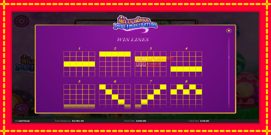 Willy Wonka Pure Imagination mesin slot dengan animasi cerah, gambar 7