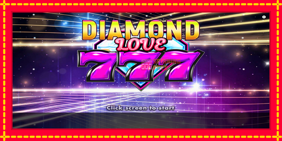 Diamond 777 Love mesin slot dengan animasi cerah, gambar 1