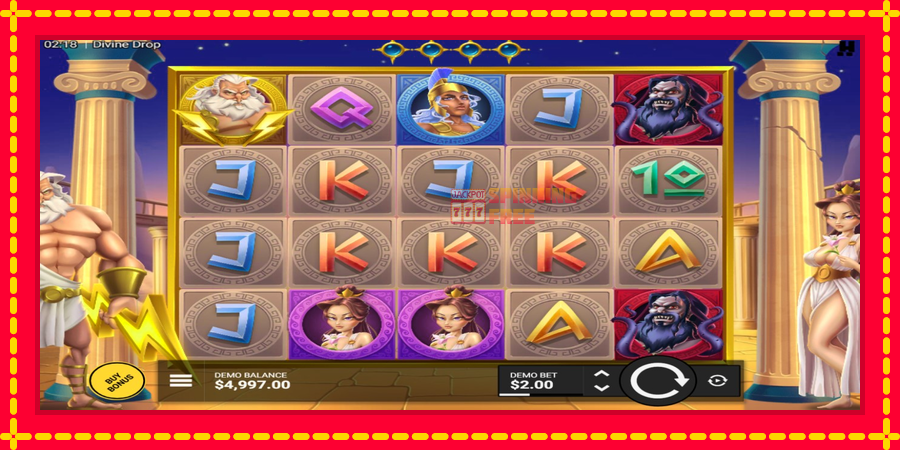 Divine Drop mesin slot dengan animasi cerah, gambar 2