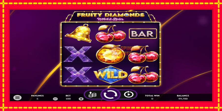 Fruity Diamonds mesin slot dengan animasi cerah, gambar 2