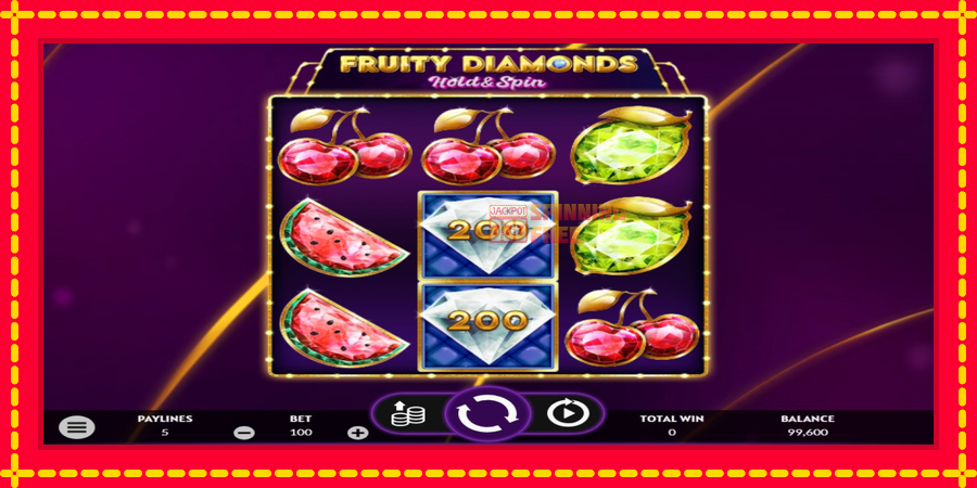 Fruity Diamonds mesin slot dengan animasi cerah, gambar 3