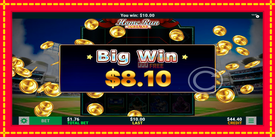 Home Run Deluxe mesin slot dengan animasi cerah, gambar 4