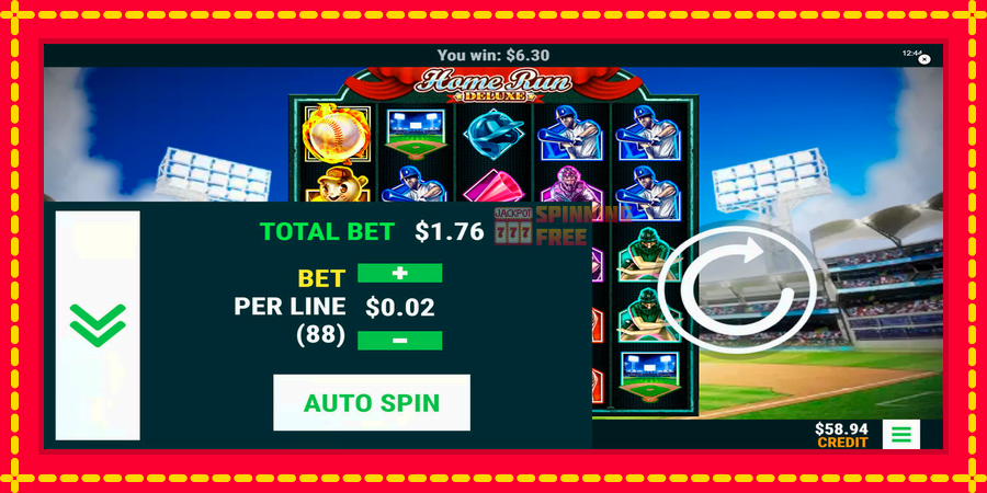 Home Run Deluxe mesin slot dengan animasi cerah, gambar 6