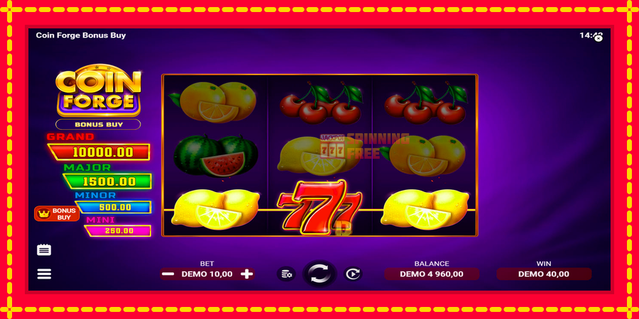 Coin Forge Bonus Buy mesin slot dengan animasi cerah, gambar 3