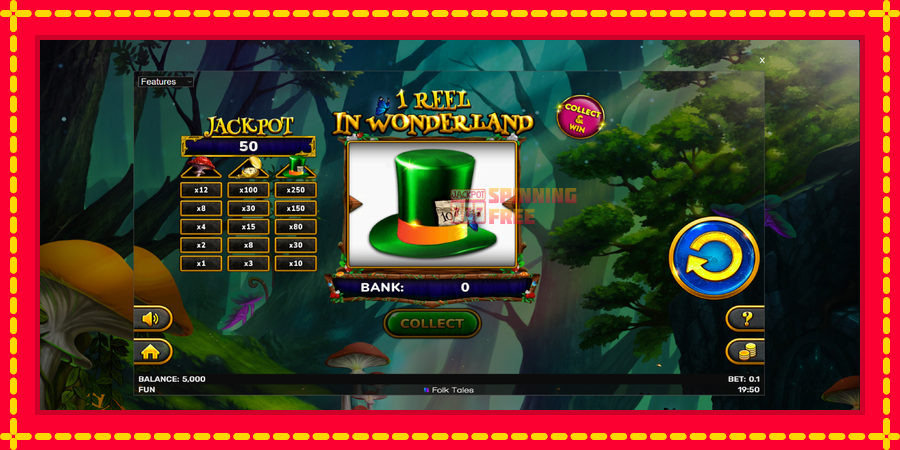 1 Reel In Wonderland mesin slot dengan animasi cerah, gambar 2