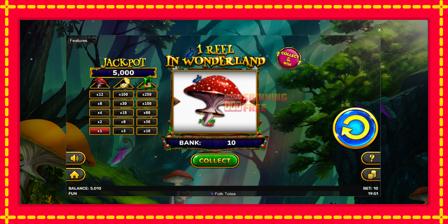 1 Reel In Wonderland mesin slot dengan animasi cerah, gambar 4