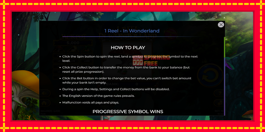 1 Reel In Wonderland mesin slot dengan animasi cerah, gambar 5