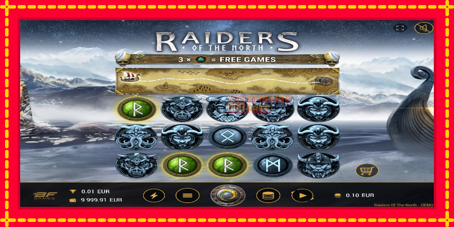 Raiders of the North mesin slot dengan animasi cerah, gambar 2