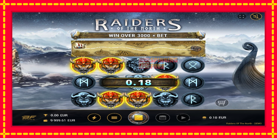 Raiders of the North mesin slot dengan animasi cerah, gambar 3