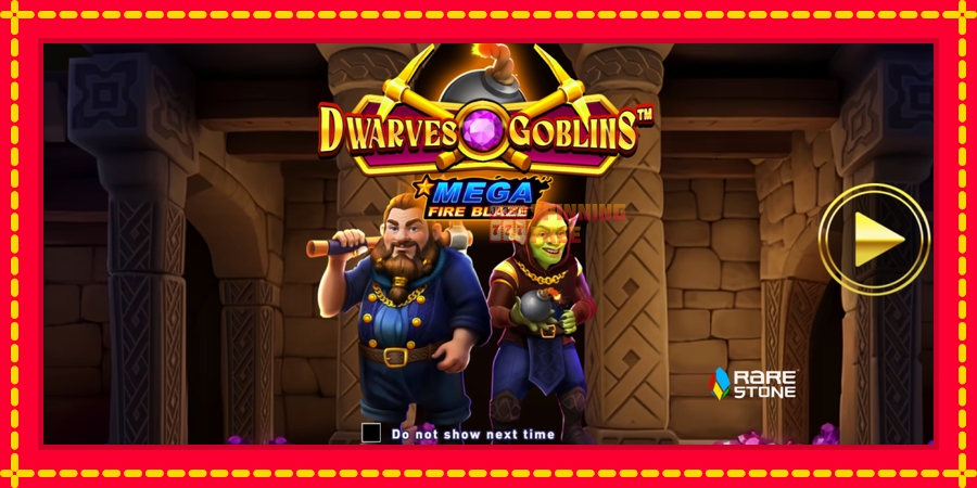 Mega Fire Blaze: Dwarves & Goblins mesin slot dengan animasi cerah, gambar 1