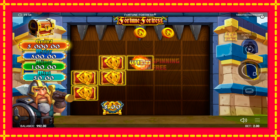 Fortune Fortress mesin slot dengan animasi cerah, gambar 2