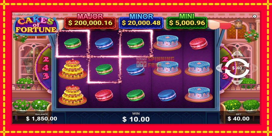 Cakes of Fortune mesin slot dengan animasi cerah, gambar 3