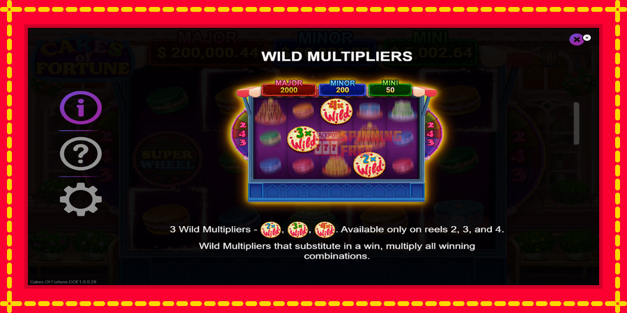 Cakes of Fortune mesin slot dengan animasi cerah, gambar 6