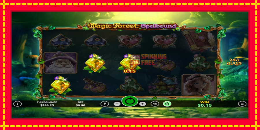 Magic Forest: Spellbound mesin slot dengan animasi cerah, gambar 2