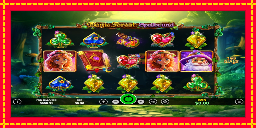 Magic Forest: Spellbound mesin slot dengan animasi cerah, gambar 3