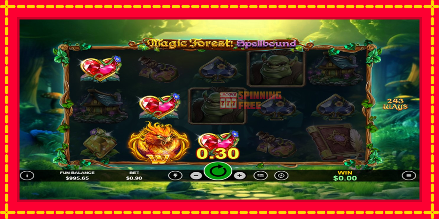 Magic Forest: Spellbound mesin slot dengan animasi cerah, gambar 4